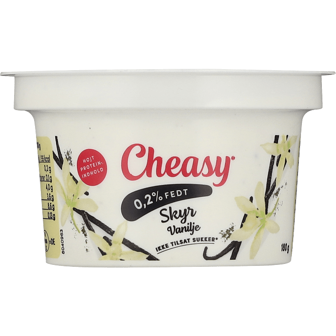 Skyr m. vanilje 0,2% u. tilsat sukker