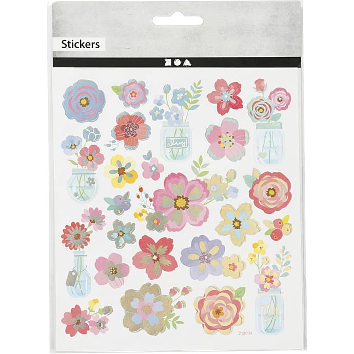 Klistermærker - Blomster