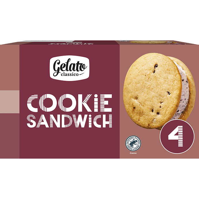 Småkage issandwich