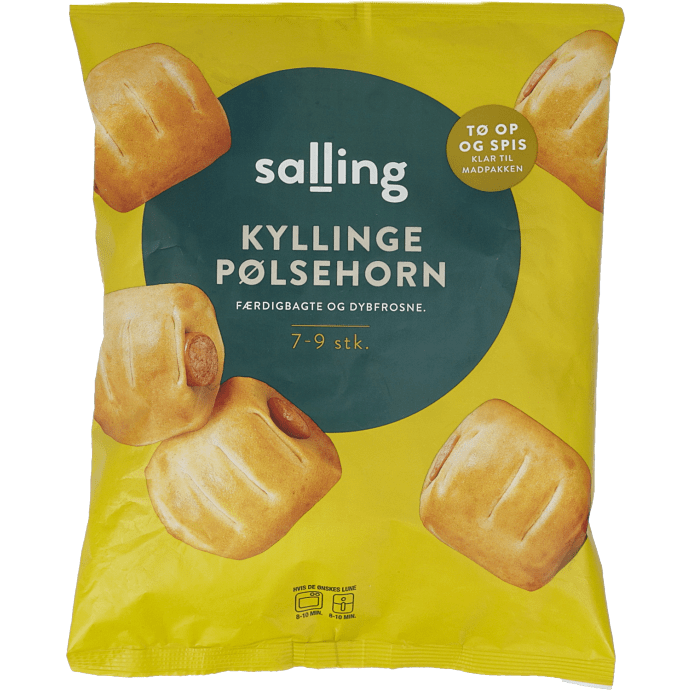 Pølsehorn m. kylling