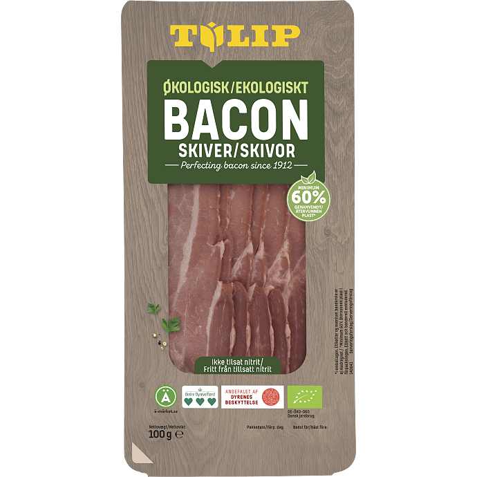 Bacon i skiver friland øko