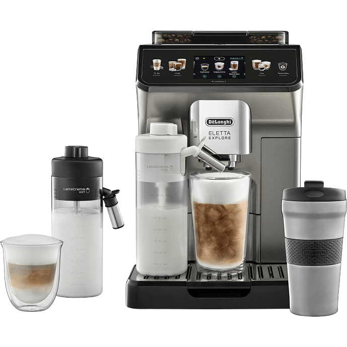 De'Longhi Eletta Explore espressomaskine ECAM 450.86.t - sølv