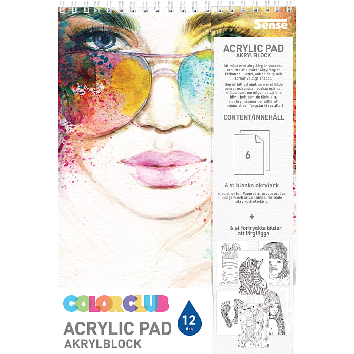 Akrylblok A4 300g