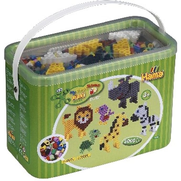 Hama maxi perler 3000 stk. - mix
