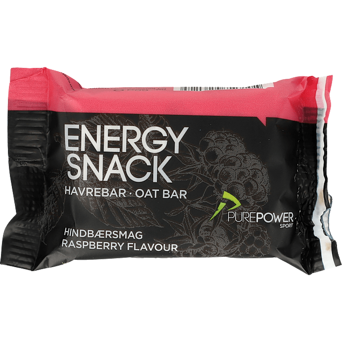 Energibar m. hindbærsmag