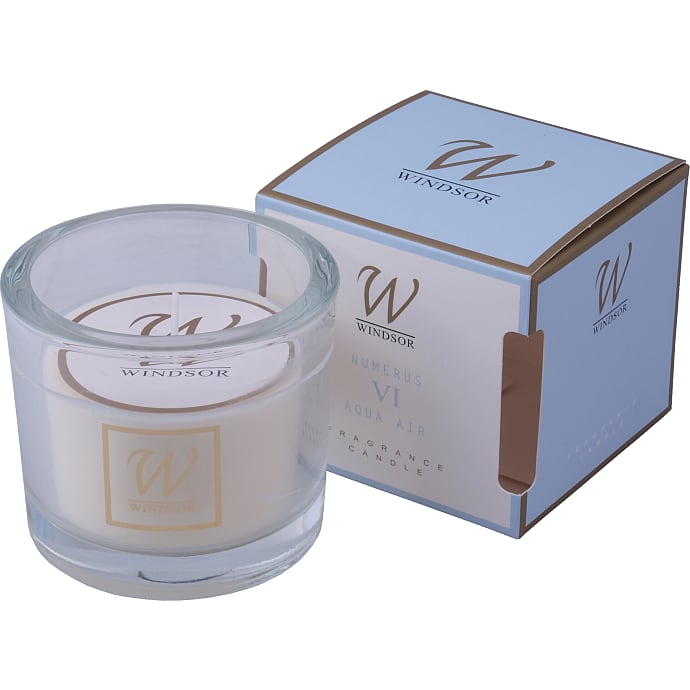 Windsor duftlys i glas - Aqua Air