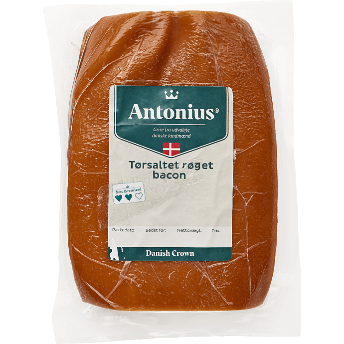 Tørsaltet baconstykke