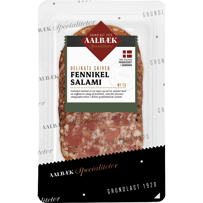 Salami i skiver m. fennikel