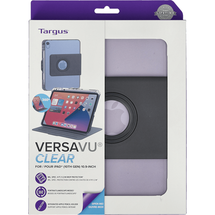 Targus versavu iPad cover 10th gen 10.9" - transparent
