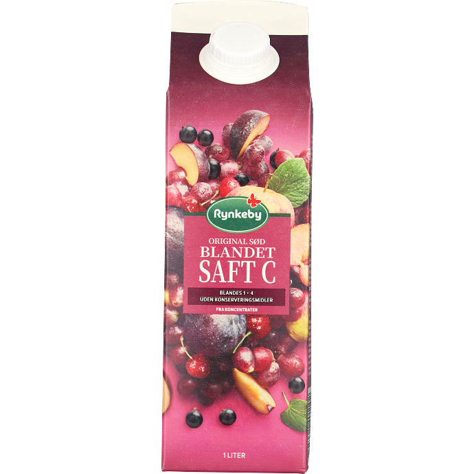 Rød saft til opblanding