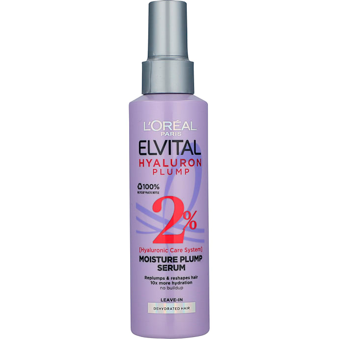 Moisture Plump leave-in hårserum m. hyaluronsyre tørt hår