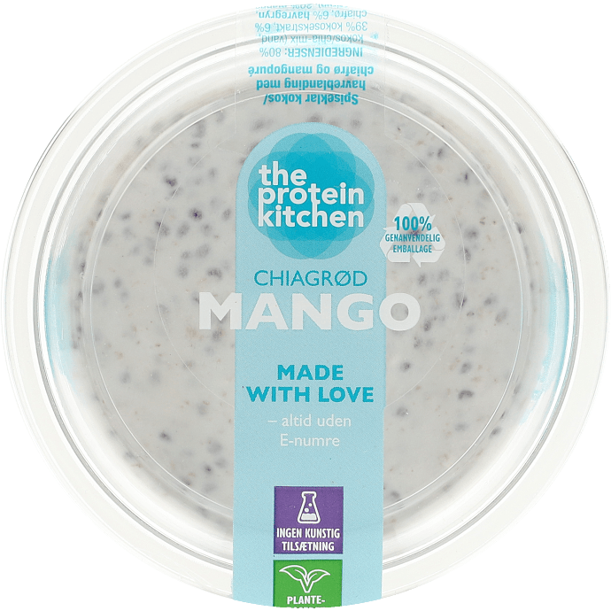 Chiagrød m. mango vegansk
