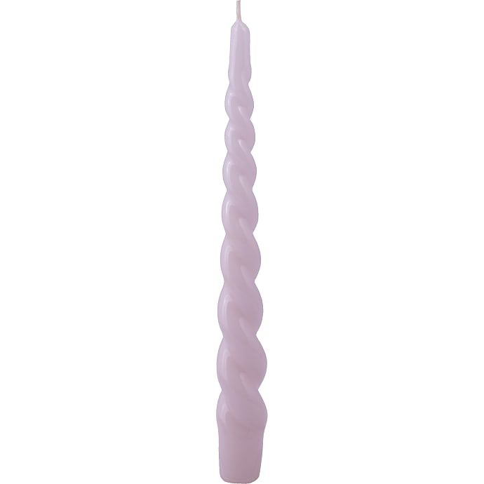 Snoede stagelys 2,2x24 cm - lys lilla