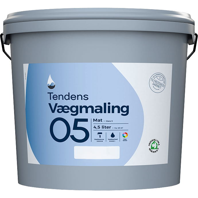 Tendens vægmaling mat 5 4.5 liter