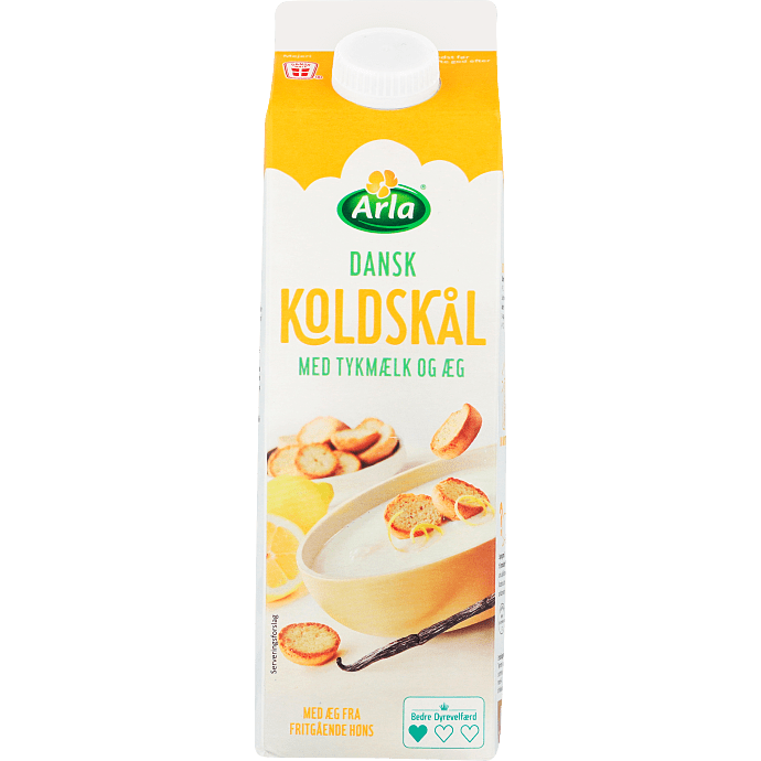 Koldskål m. tykmælk og æg 2,2% fedt