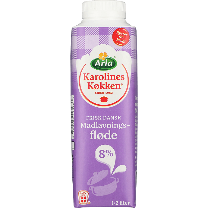 Madlavningsfløde 8% fedt