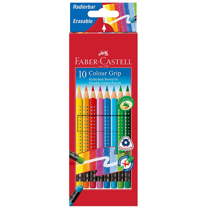 Faber-Castell grip farveblyant 10-pak