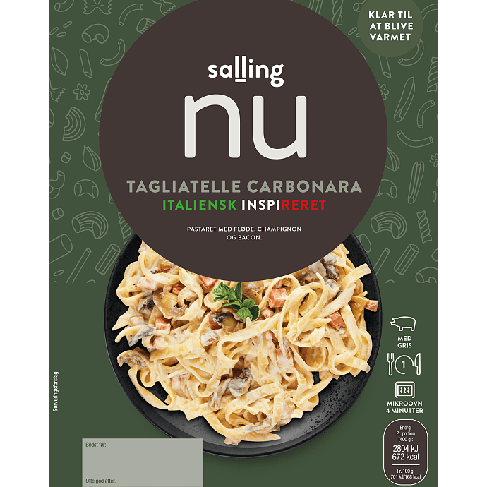 Tagliatelle carbonara