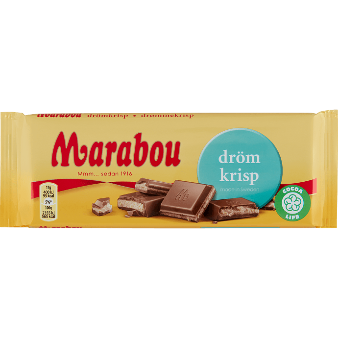 Vaffel m. nougat og mælkechokoladeovertræk