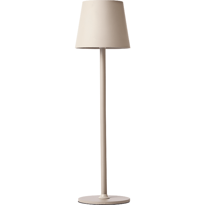 Style-touch genopladelig bordlampe - taupe