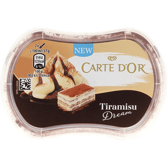 Mælkeis m. tiramisu