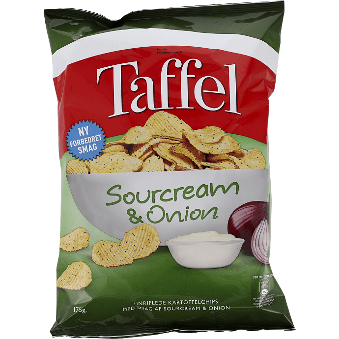 Chips m. sour cream & onion