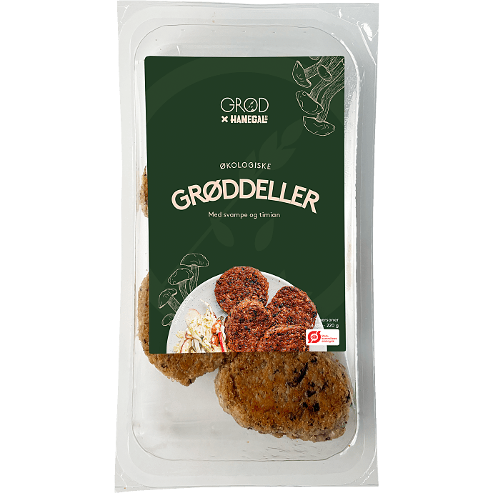 Grøddeller m. svampe og timian øko