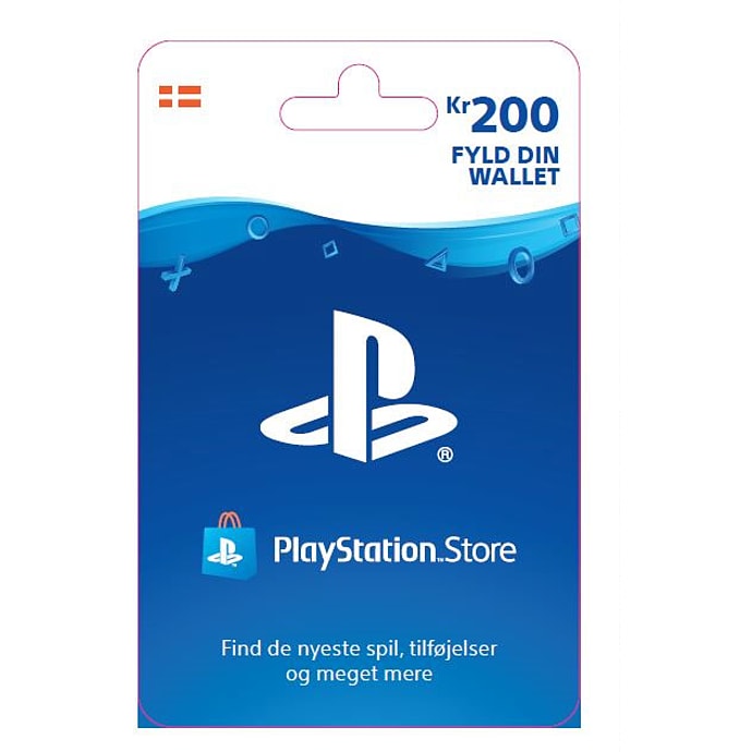 Playstation gavekort 200 dkk