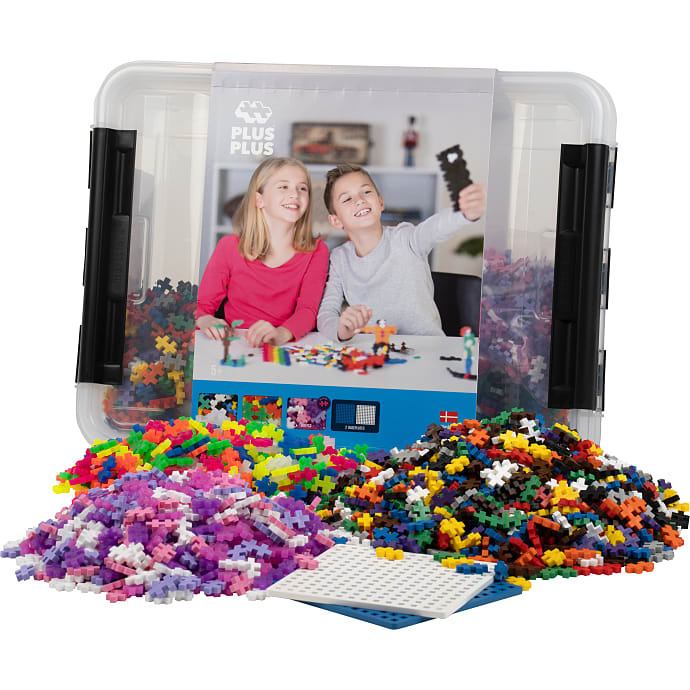 Plus Plus Storage Box Mix kasse - 2400 dele