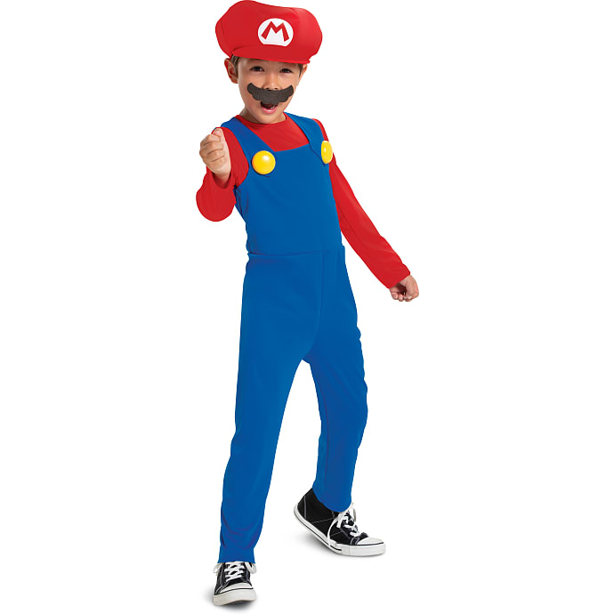 Super Mario Classic kostume, str. 127 - 136 cm