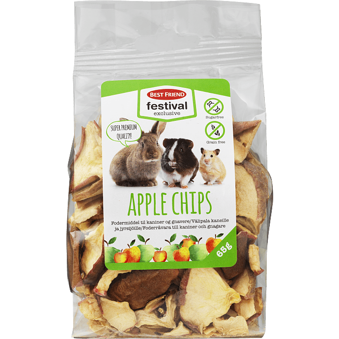 Æblechips til gnavere