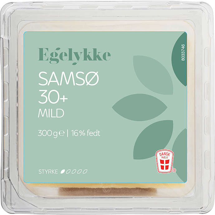 Lagret ost i skiver 30+