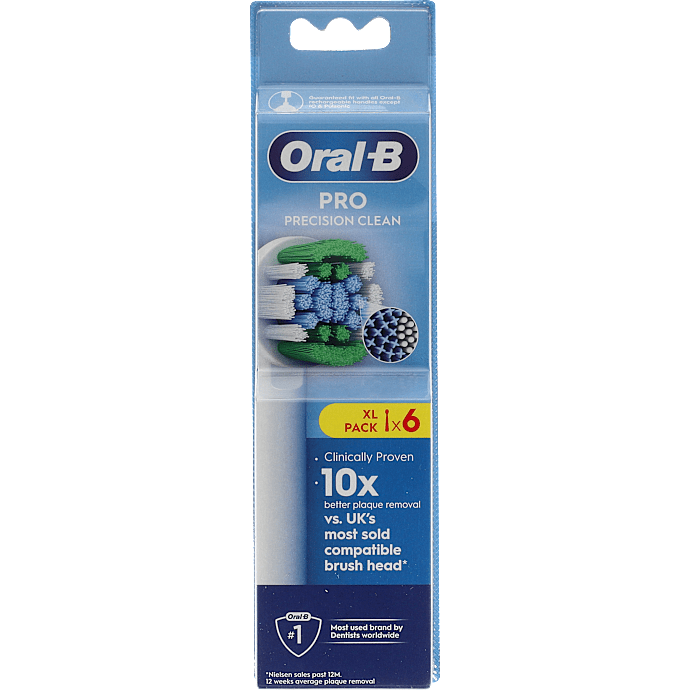 Oral-B Precision Clean tandbørstehoveder 6-pak