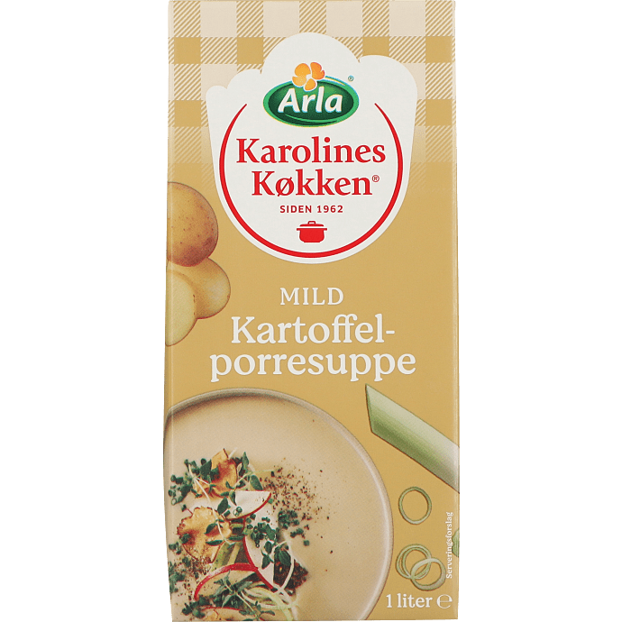 Kartoffel- og porresuppe