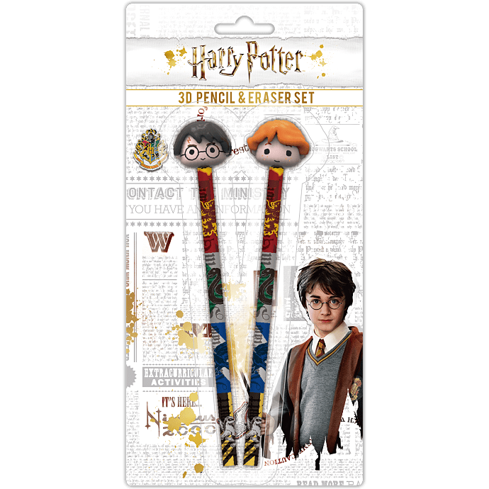 Harry potter 2-pak blyanter med top
