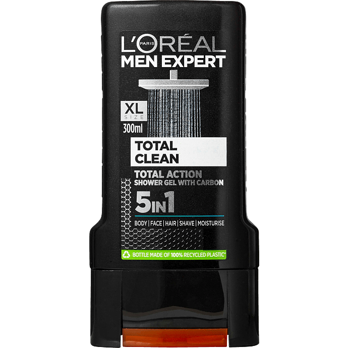 5-i-1 shower gel m. karbon