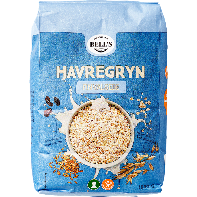 Finvalsede havregryn