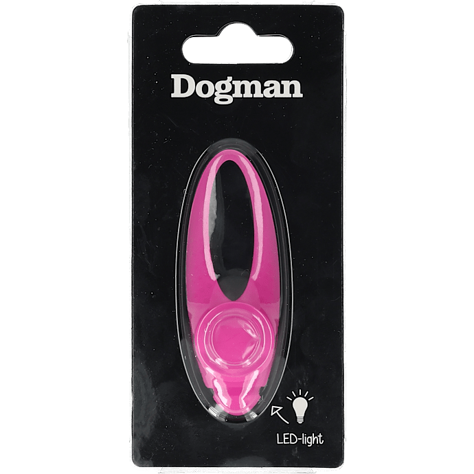 Hundeblinker m. LED - pink