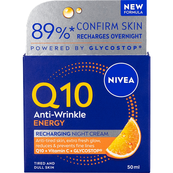 Recharging natcreme m. C- og E-vitamin