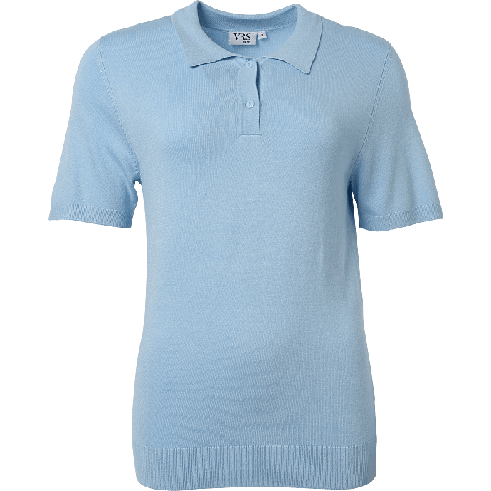 VRS dame polo T-shirt str. M - blå