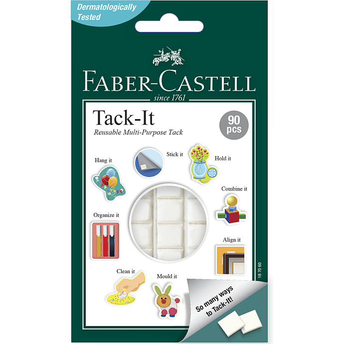 Faber-Castell Tack-It klæbepuder - hvid