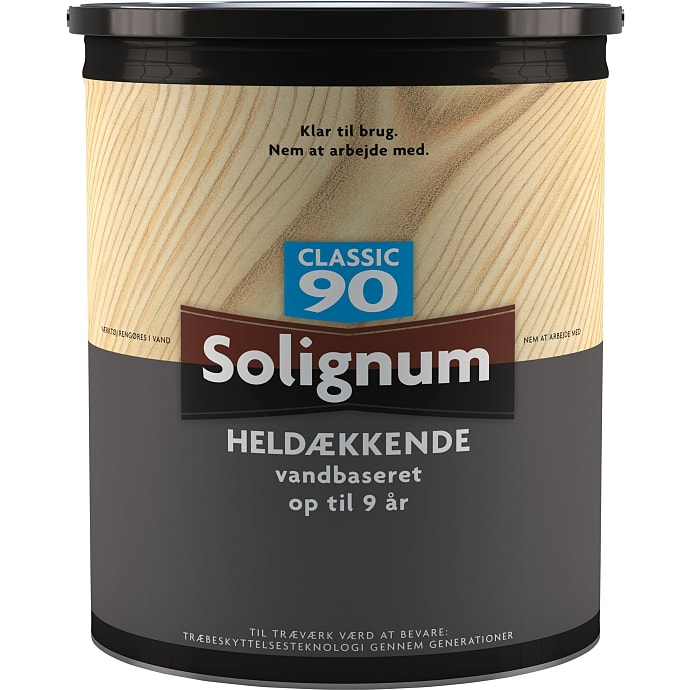 Solignum Classic 90 dækkende træbeskyttelse 5 liter - hvid