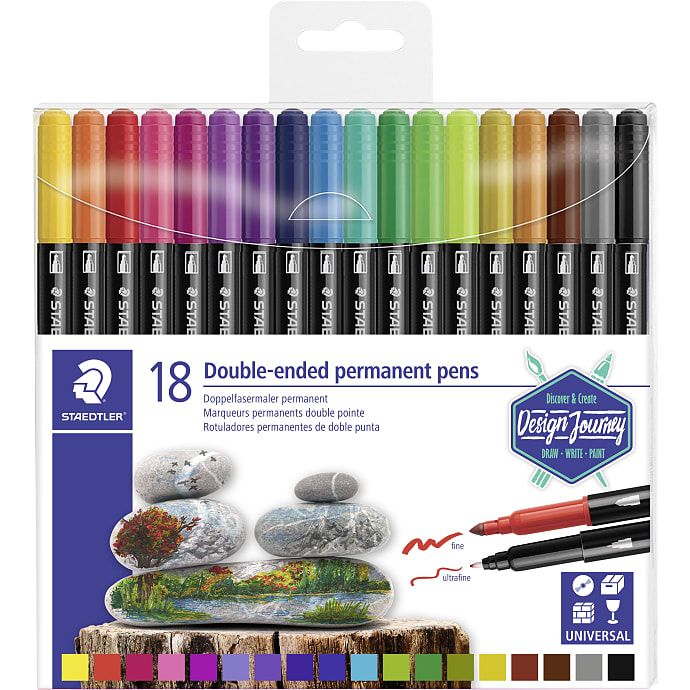 Staedtler dobbelte permanente tuscher