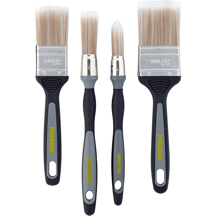 Probuilder penselsæt softgrip 4 stk.