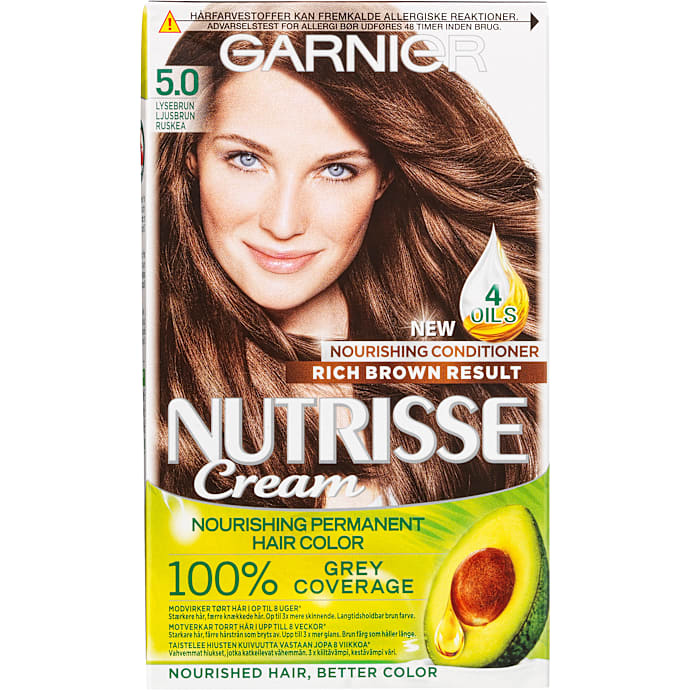 Intensely Nourishing permanent hårfarve 5 Medium Brown m. olier