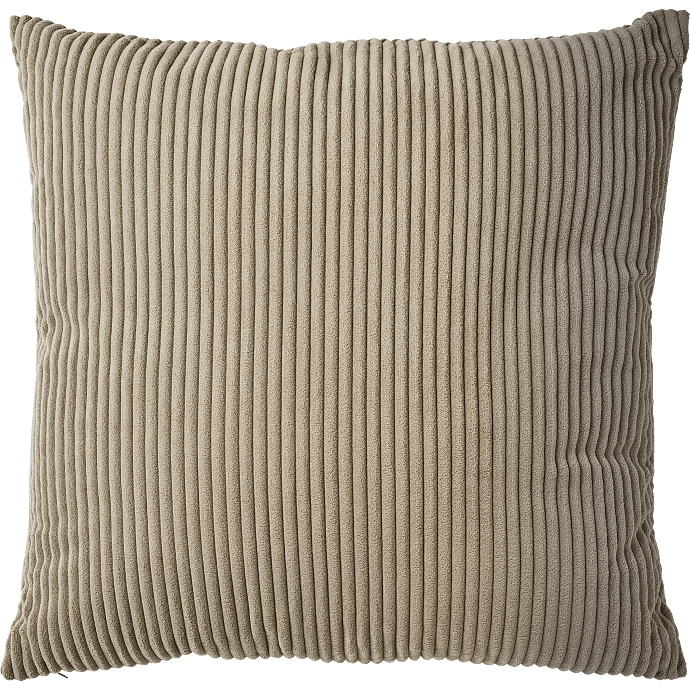 Salling pyntepude - beige bred fløjl