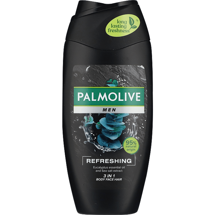 Refreshing 3-i-1 shower gel m. eukalyptusolie og havsalt
