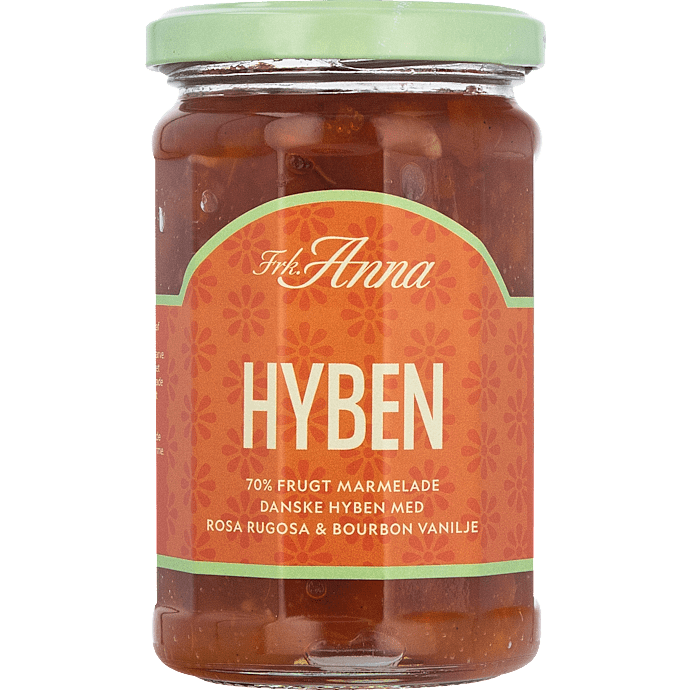 Hybenmarmelade m. æble, citron- og vanilje