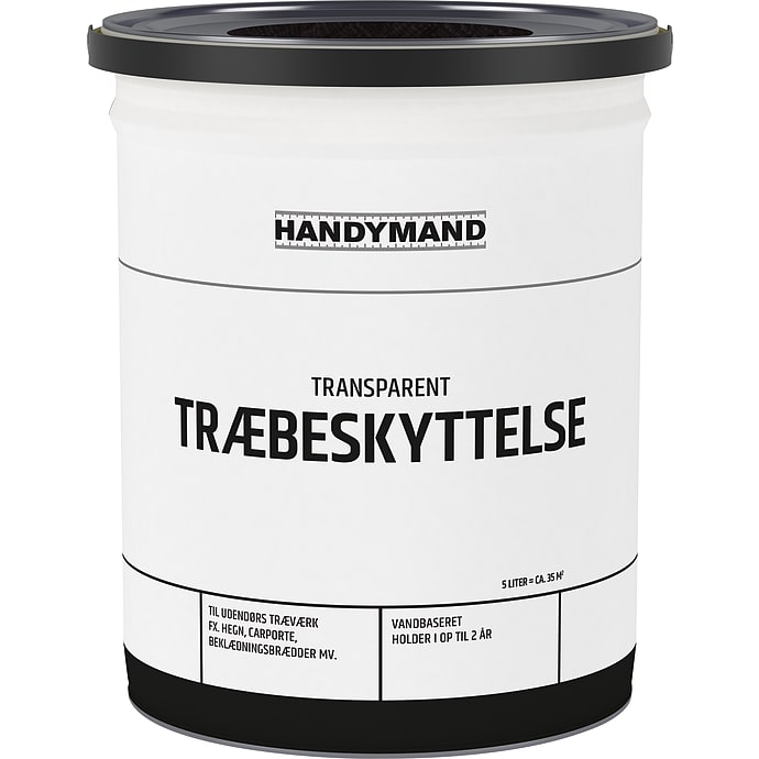 Handymand transparent træbeskyttelse 5 liter