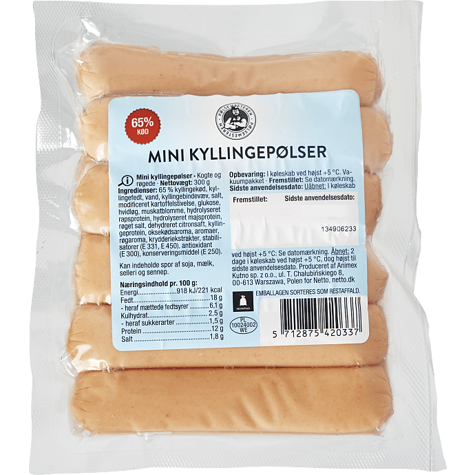 Kyllingepølser mini